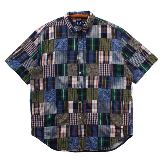 2000 Gap patchwork shirt XL