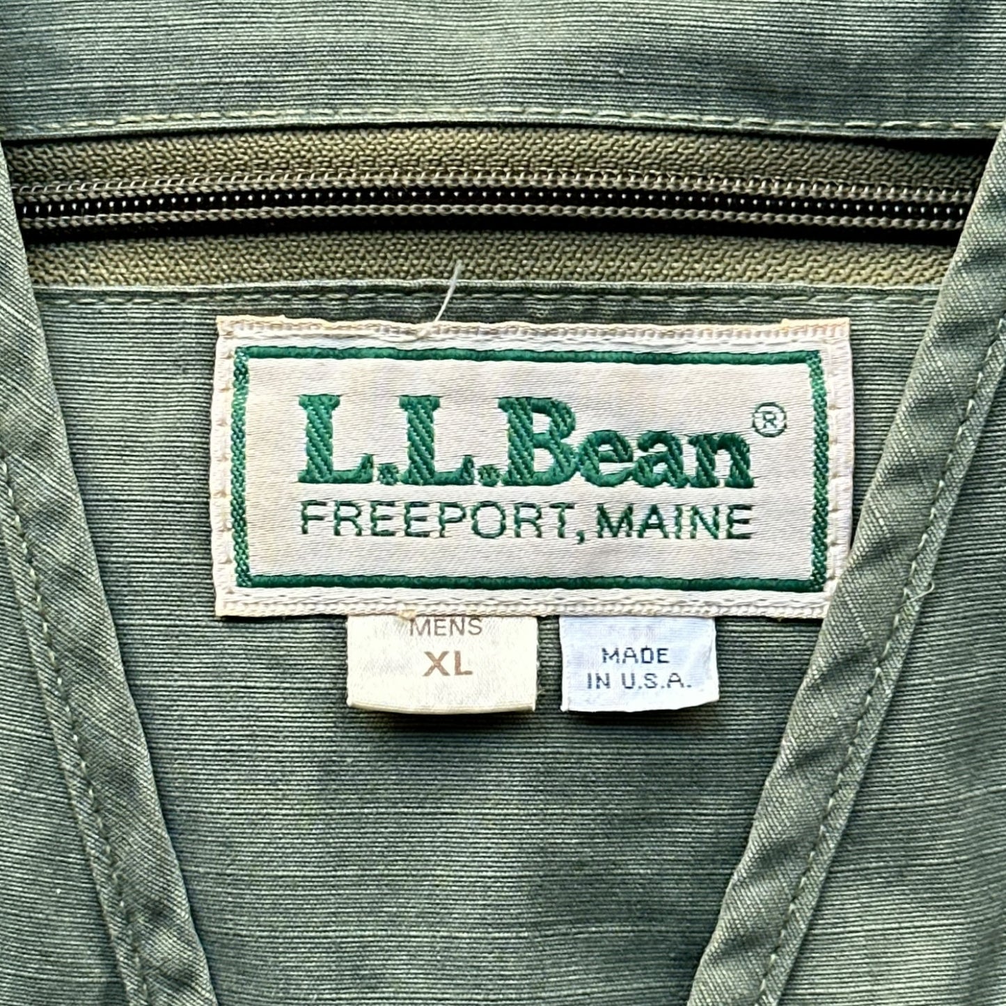 80s LL Bean fishing vest XL