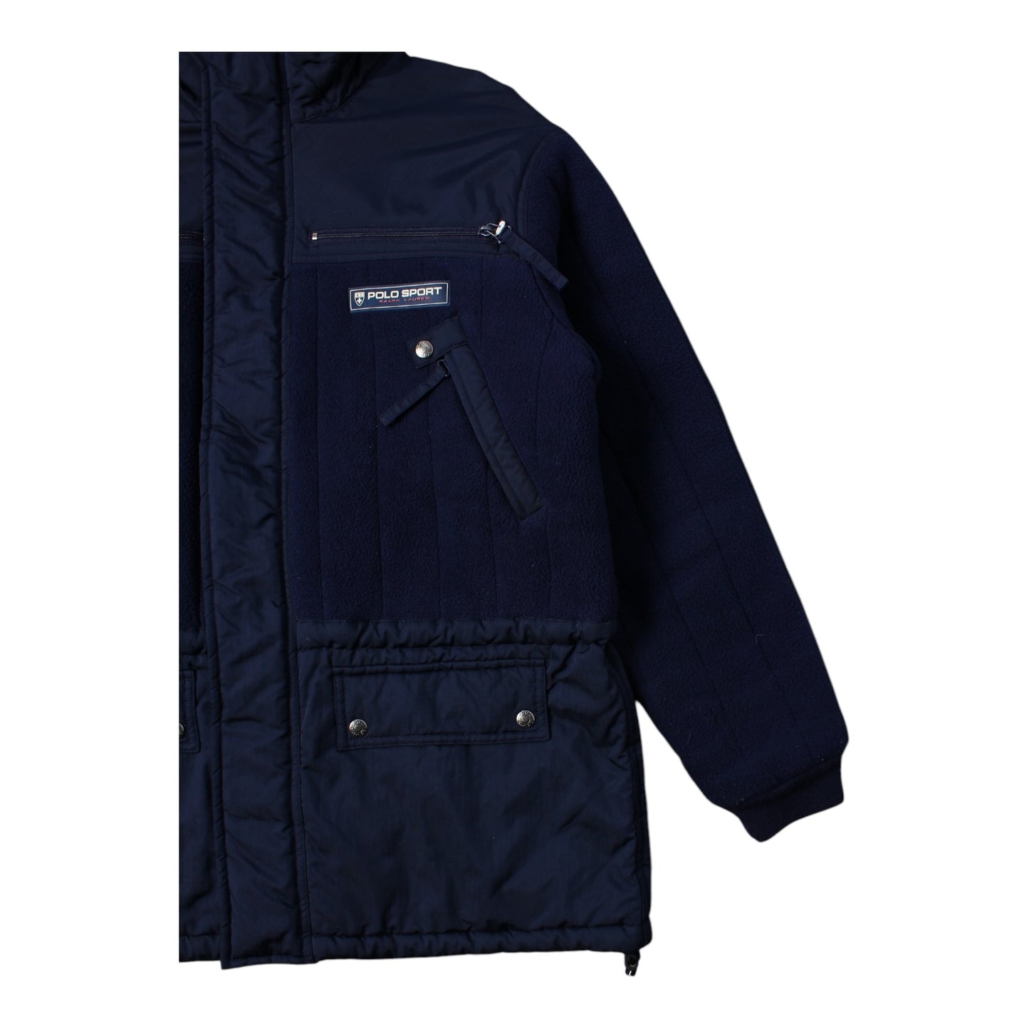 90s Polo Sport fleece ski jacket M/L