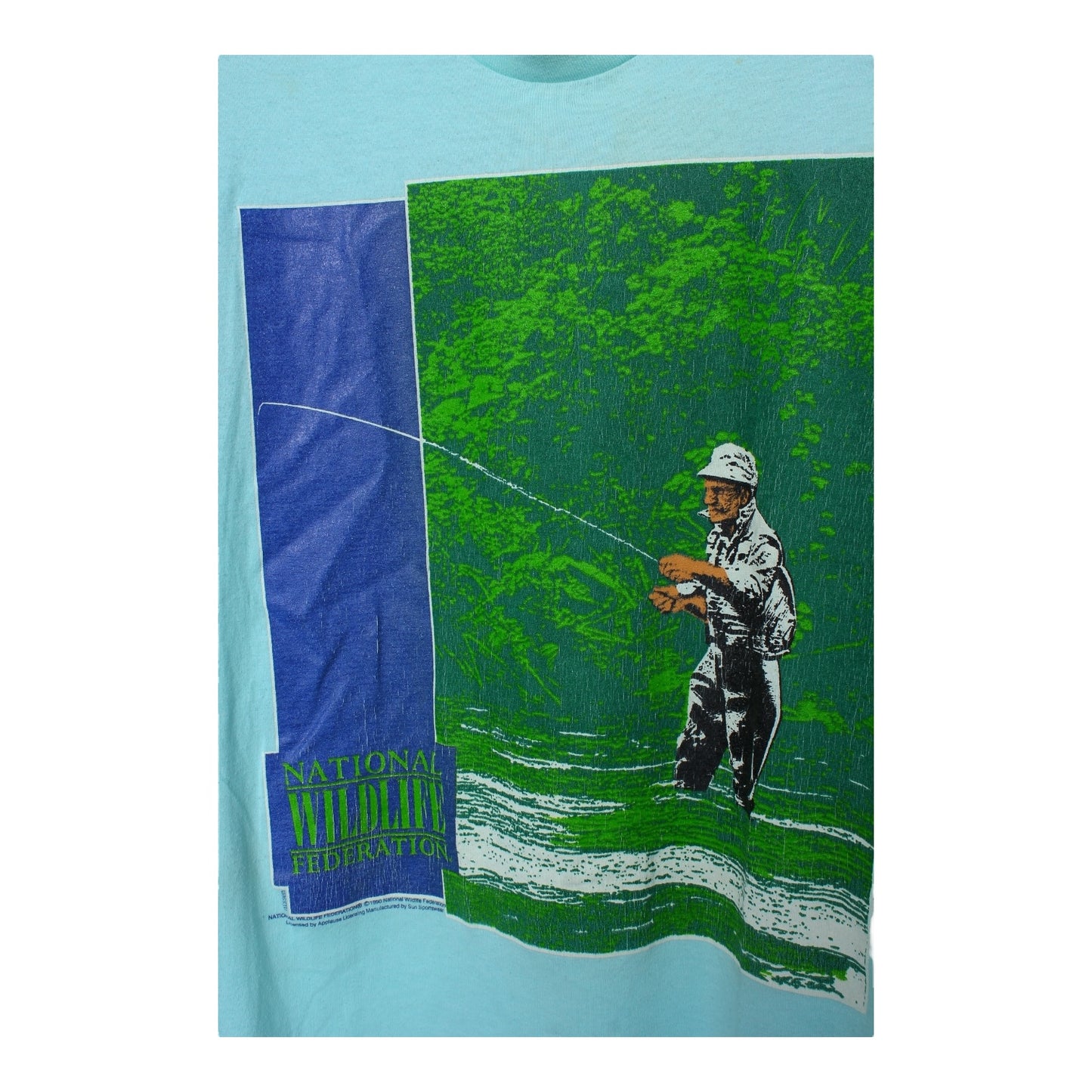 National wildlife fly fishing tee Small