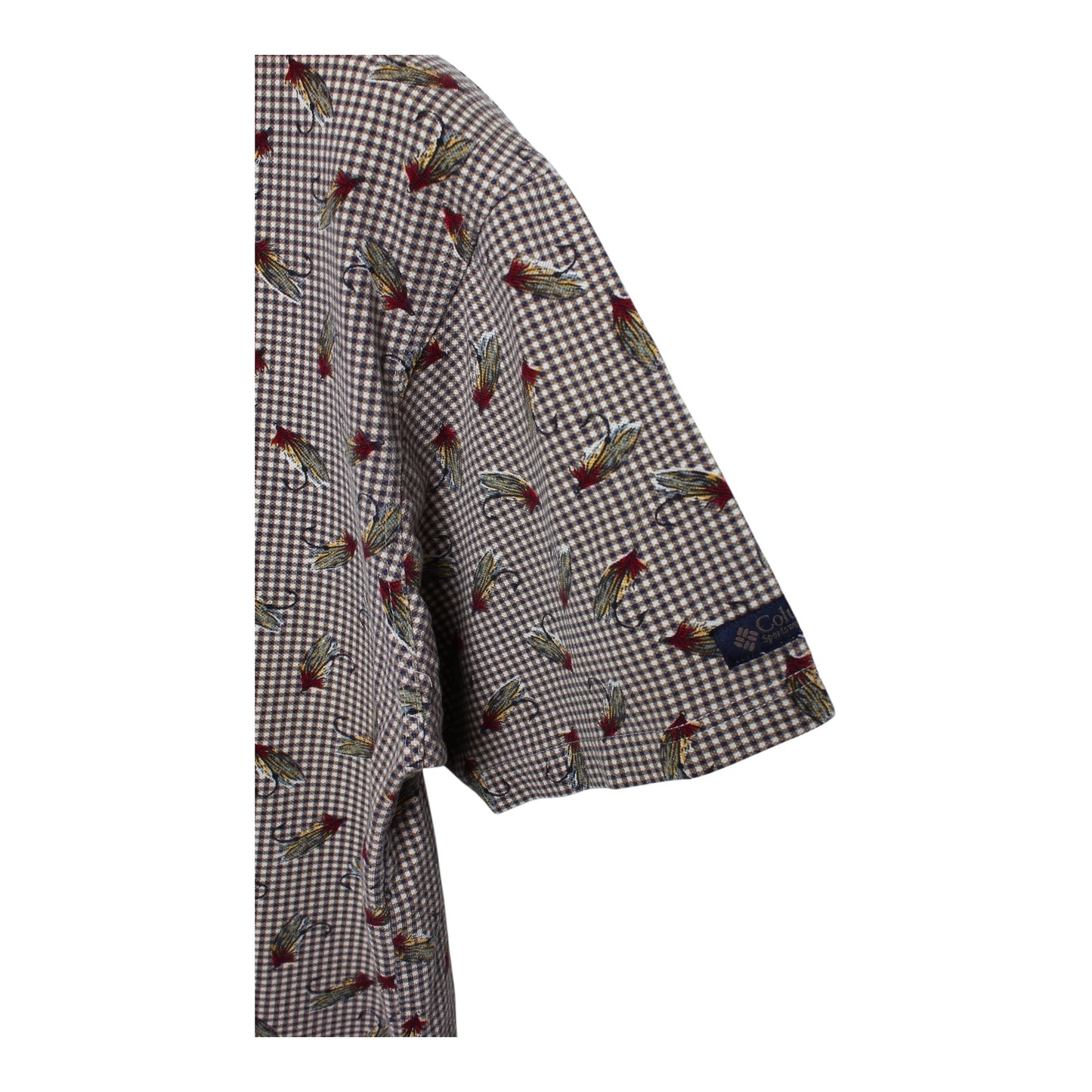 90s Columbia fly fish polo medium