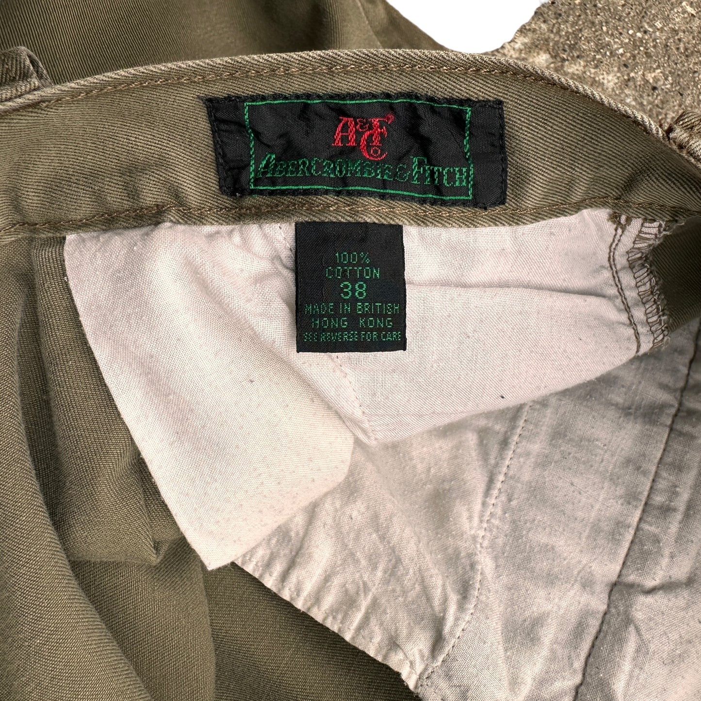 80s Abercrombie cargo pant 36/28