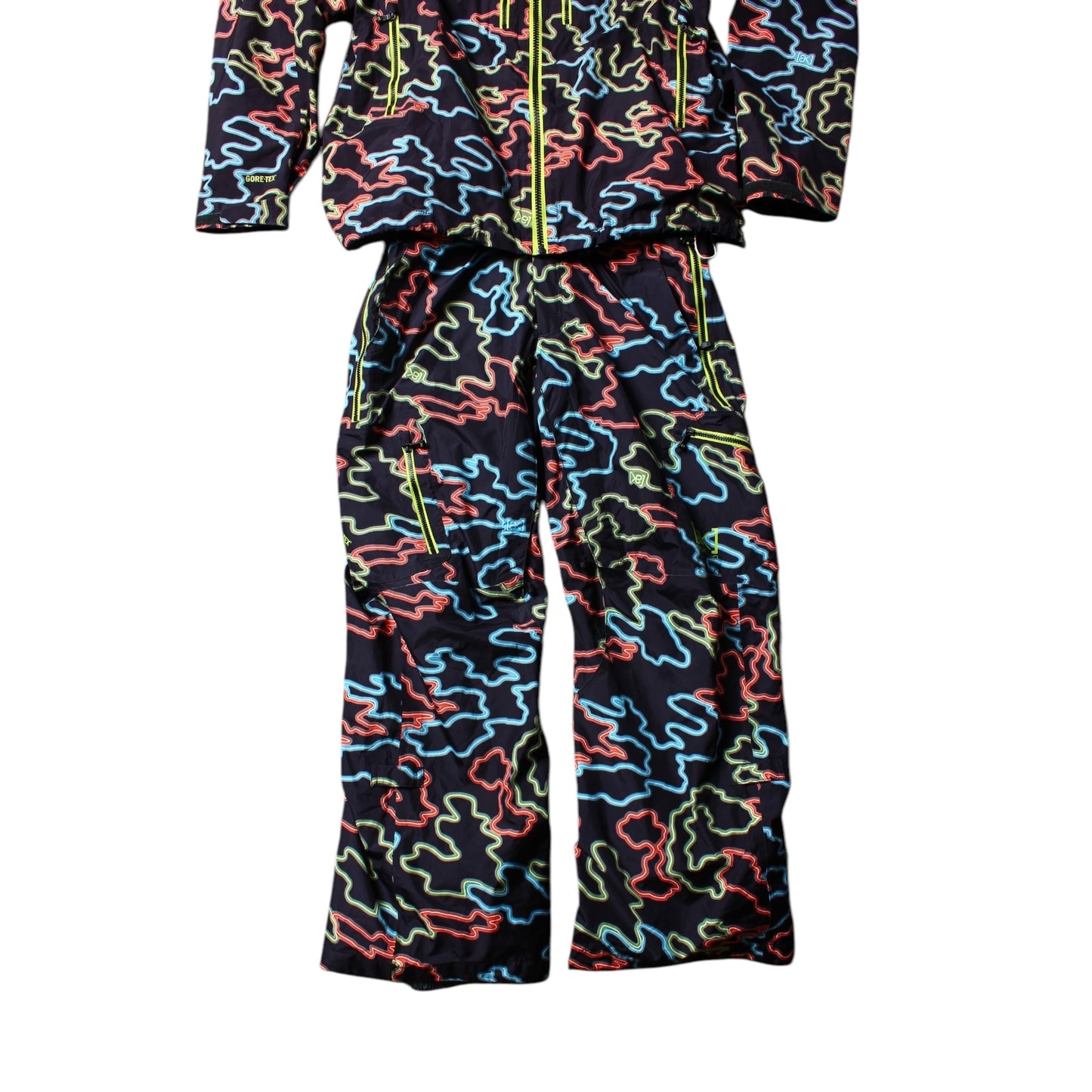 Burton AK rainbow camo set XL