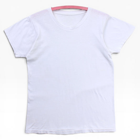 60s Blank white tee XS