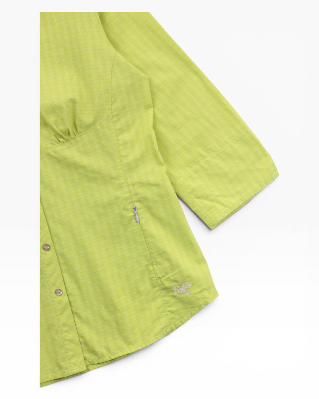 2010 arc’teryx cotton button up shirt women’s medium