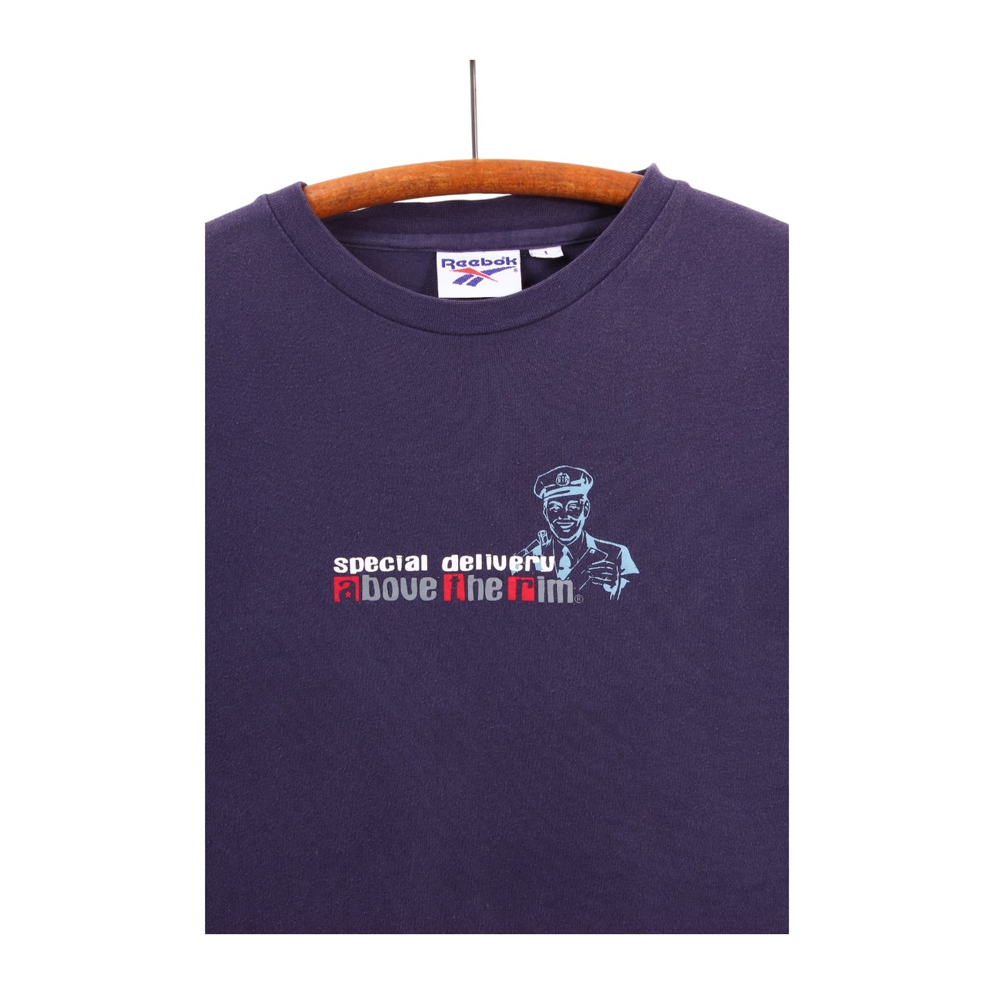 90s above the rim reebok tee large basketball