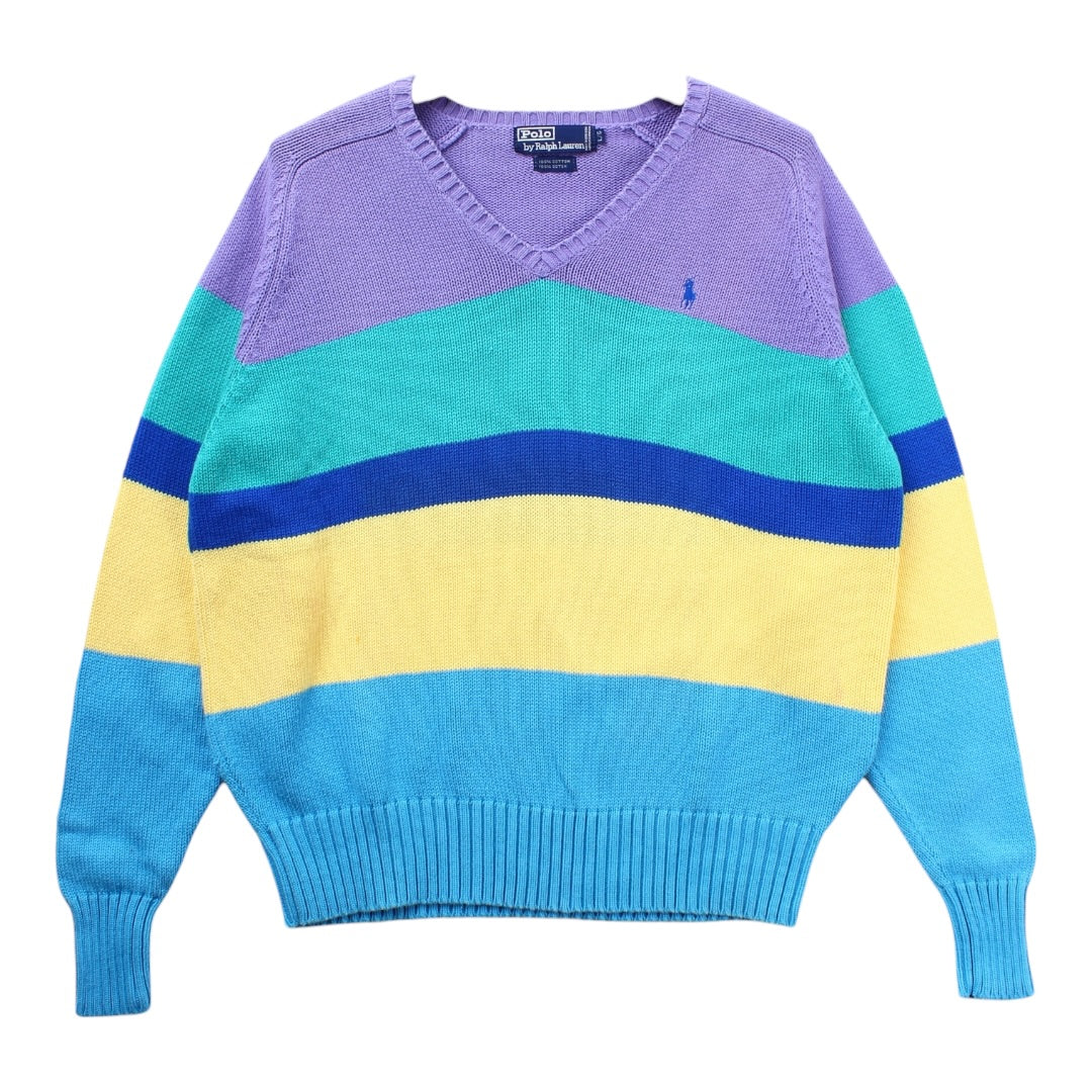 90s Polo Ralph Lauren cotton sweater. large easter