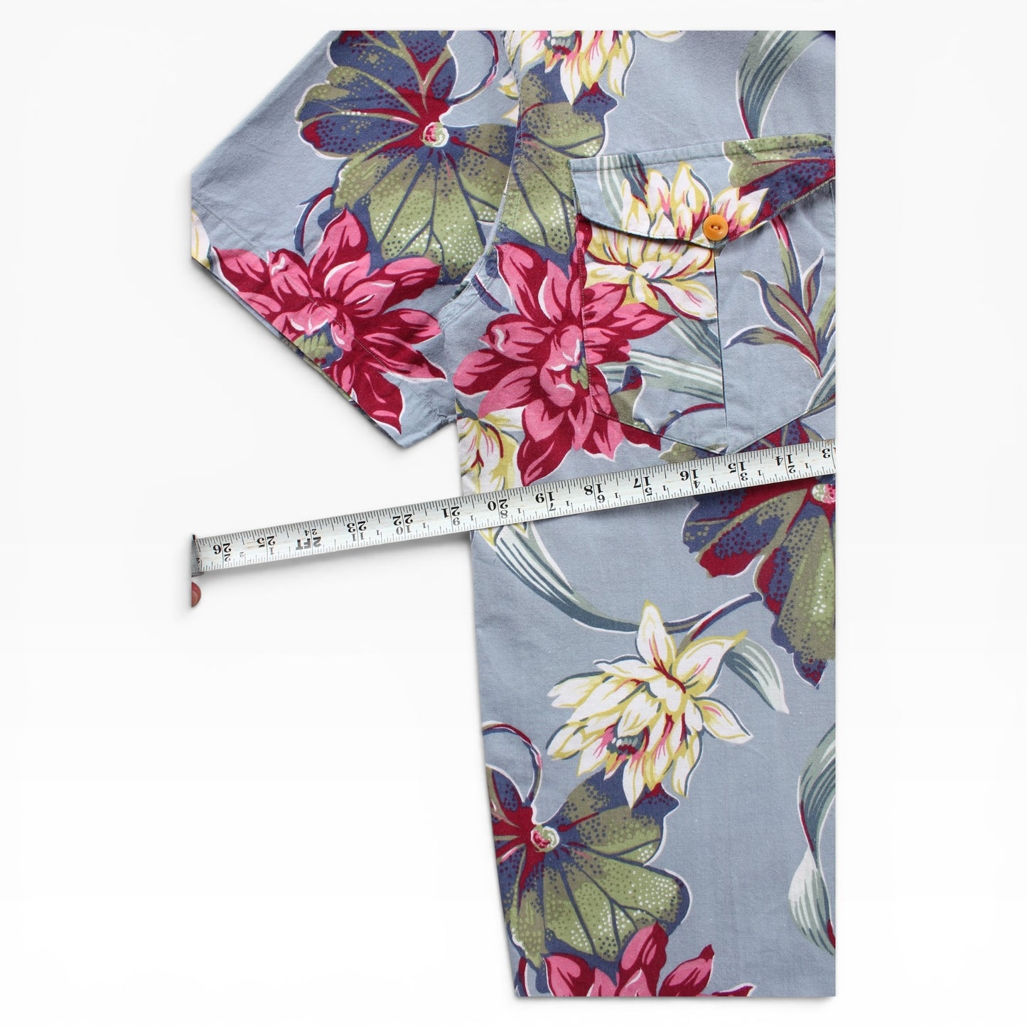 Polo country hawaiian shirt camp collar S/M