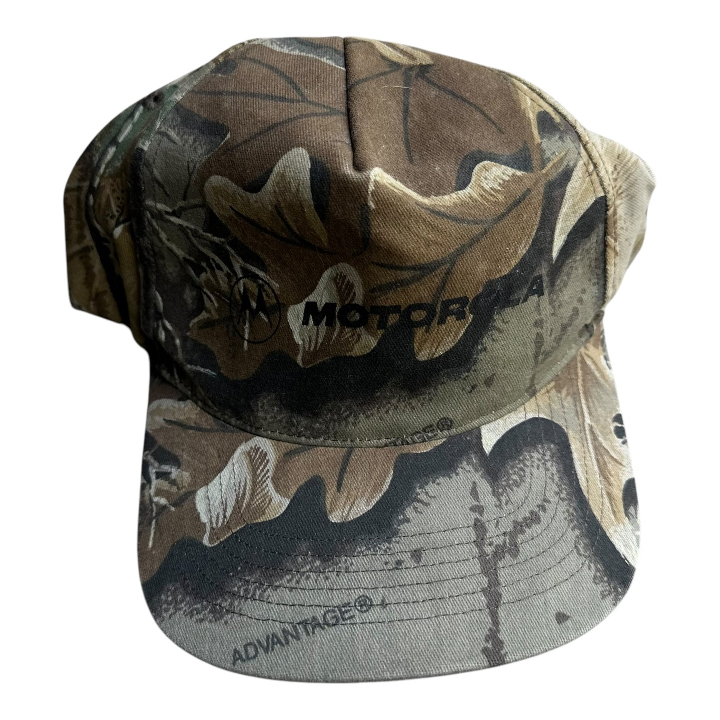 y2k Motorola advantage camo hat