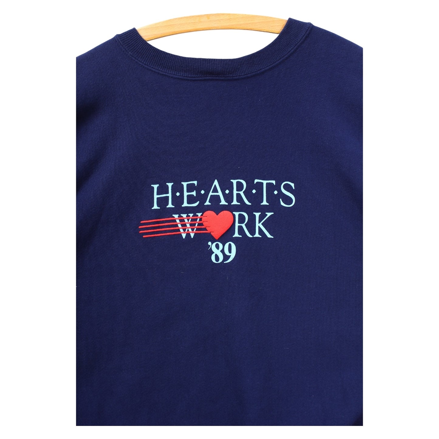 Heart work 1989 heavy weight beefy crewneck large