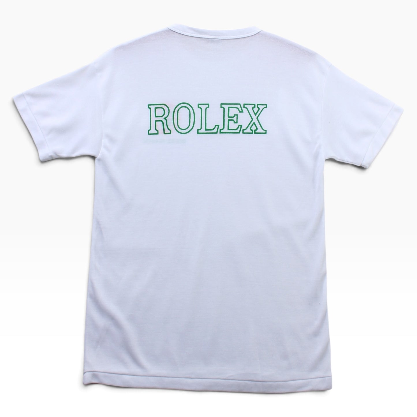80s Rolex plastic tee small