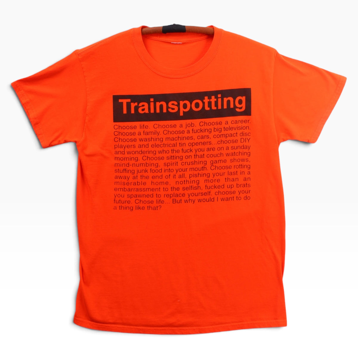 Trainspotting tee small