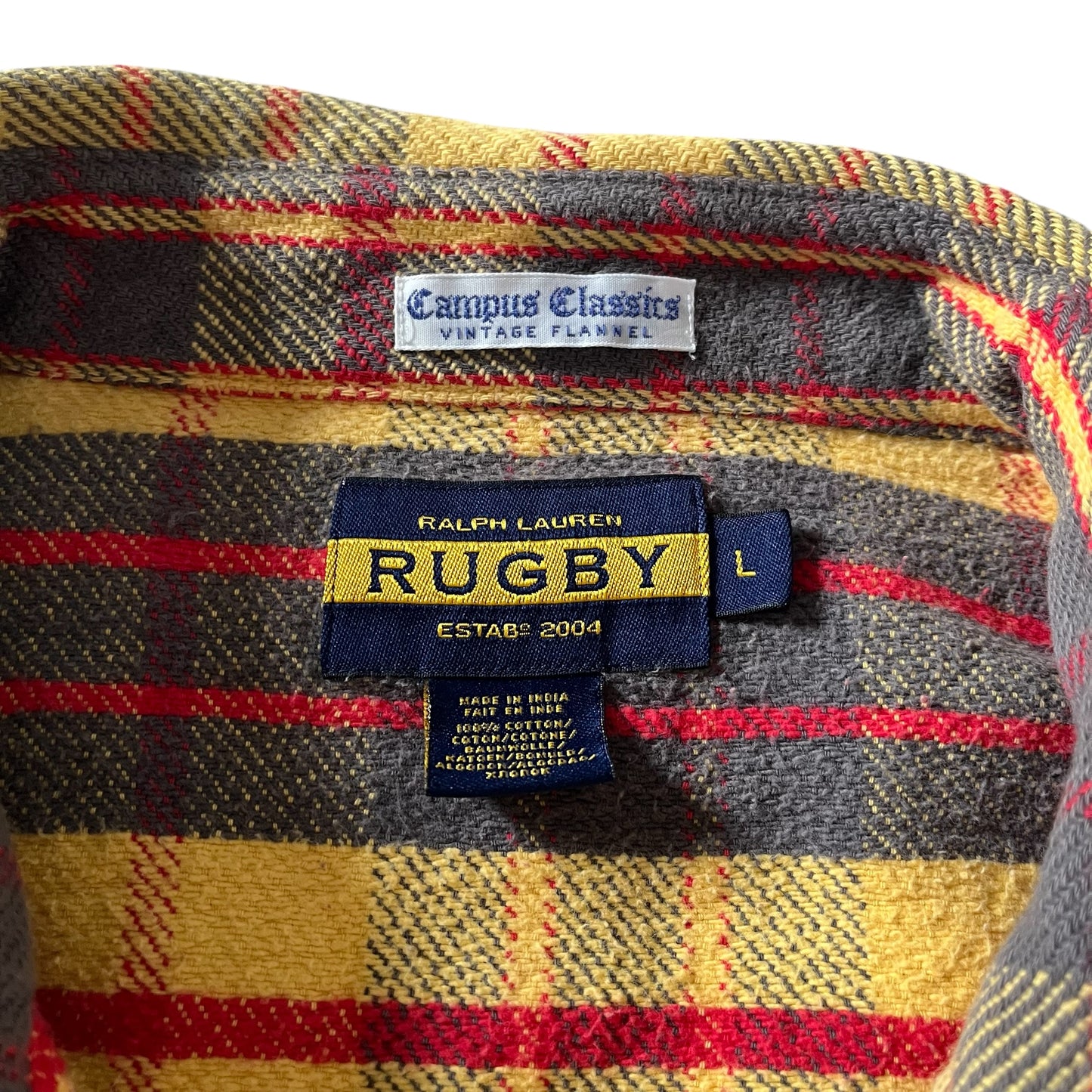 Ralph Lauren rugby heavy flannel large