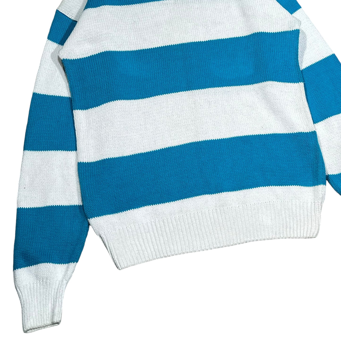 90s Cotton striped sweater Small