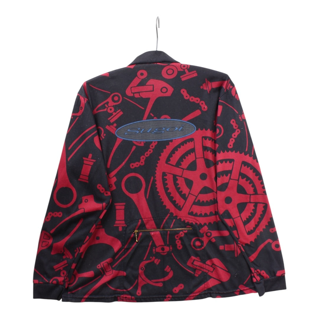90s Sugio bike parts shirt large