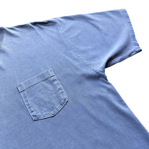 J Peterman slate blue pocket tee Made in usa🇺🇸 XL