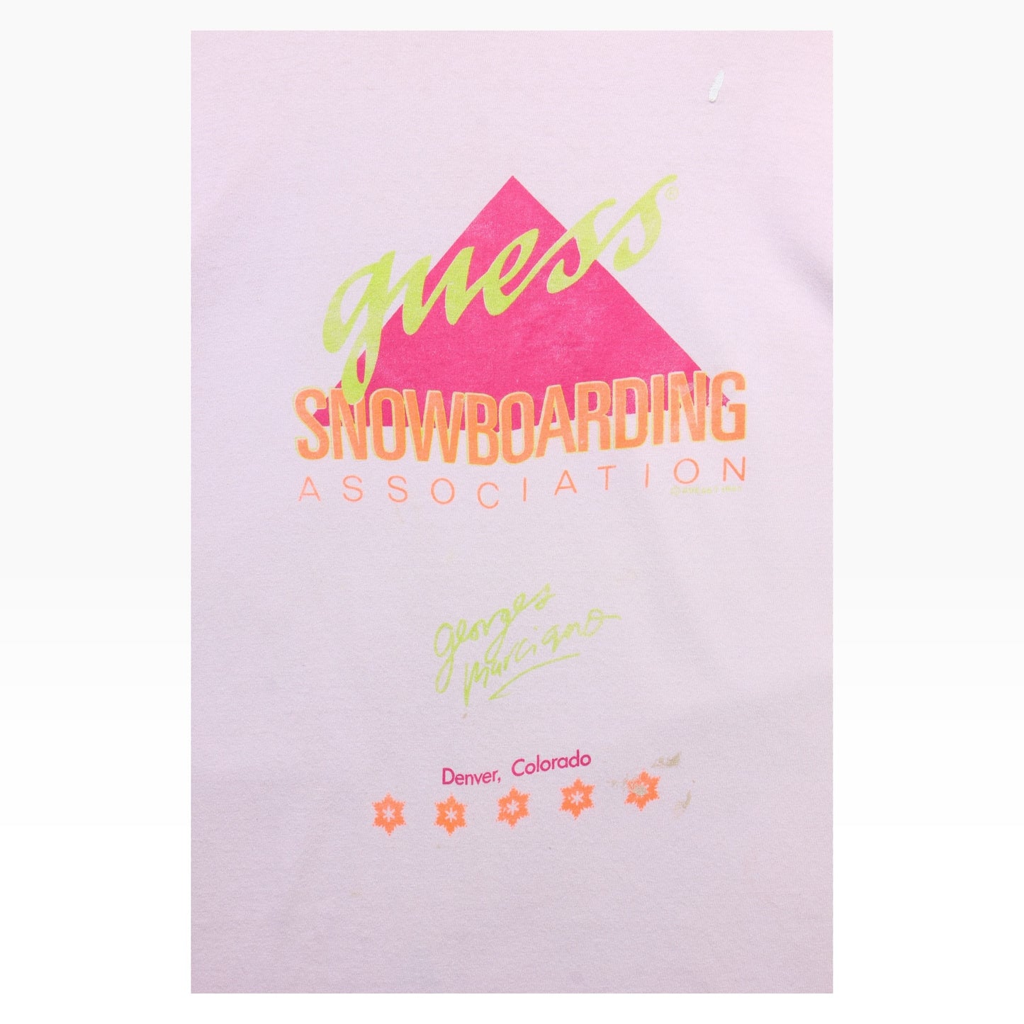 90s Guess snowboarding denver tee medium
