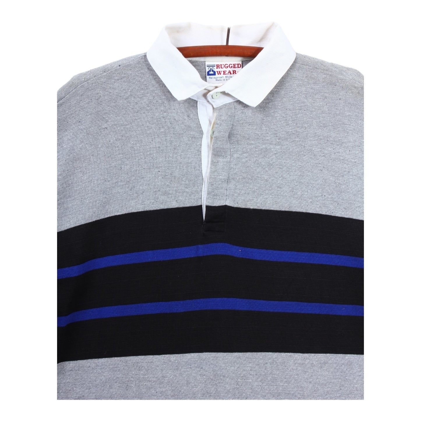 80s Rugged wear rugby large
