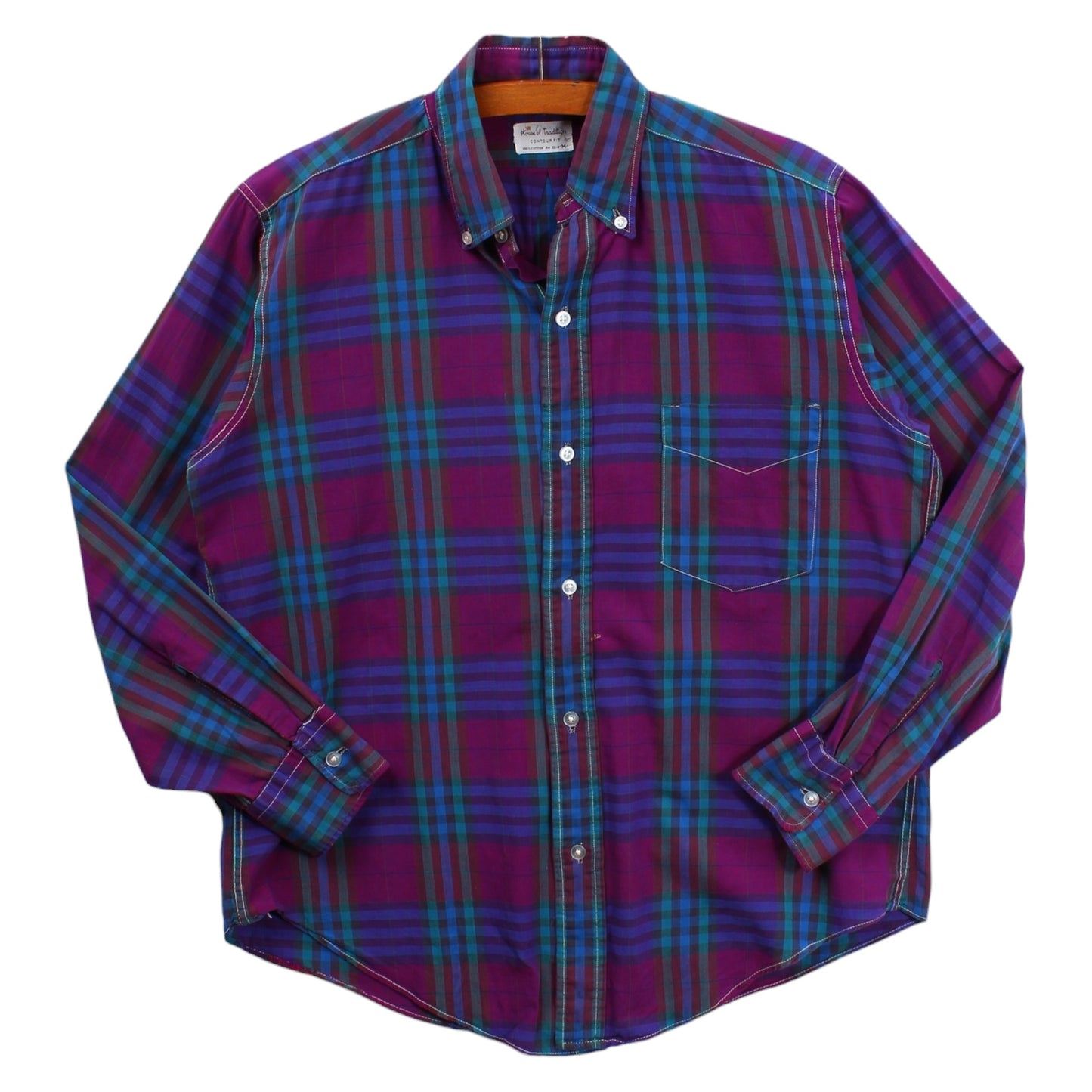 60s Button down shirt large