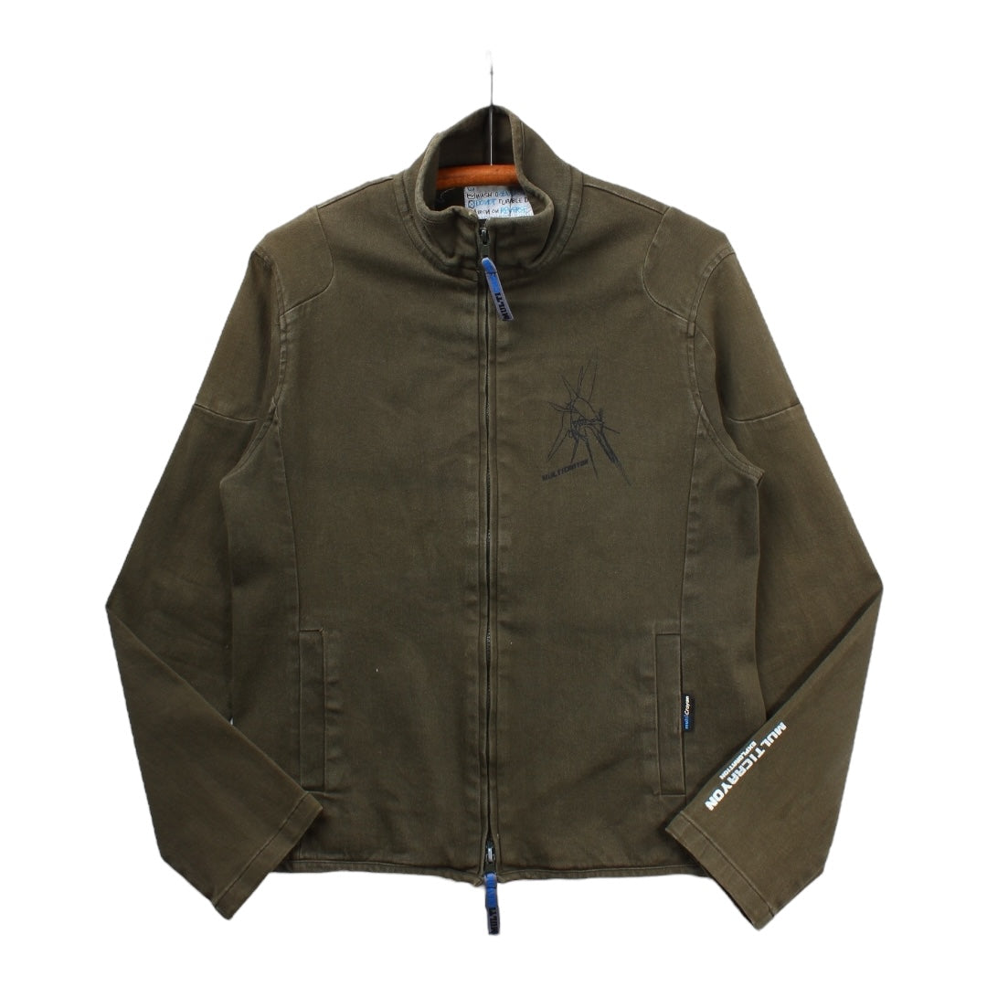 Y2k Multicrayon cotton zip futura vibes