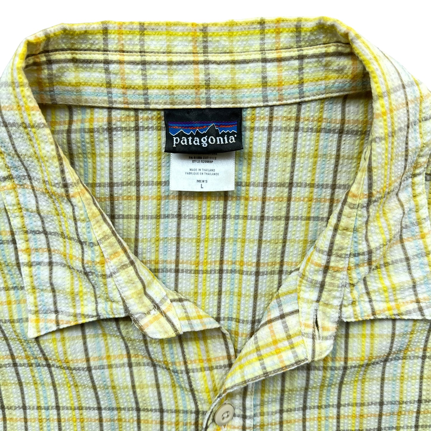 Patagonia sear sucker button up L/XL