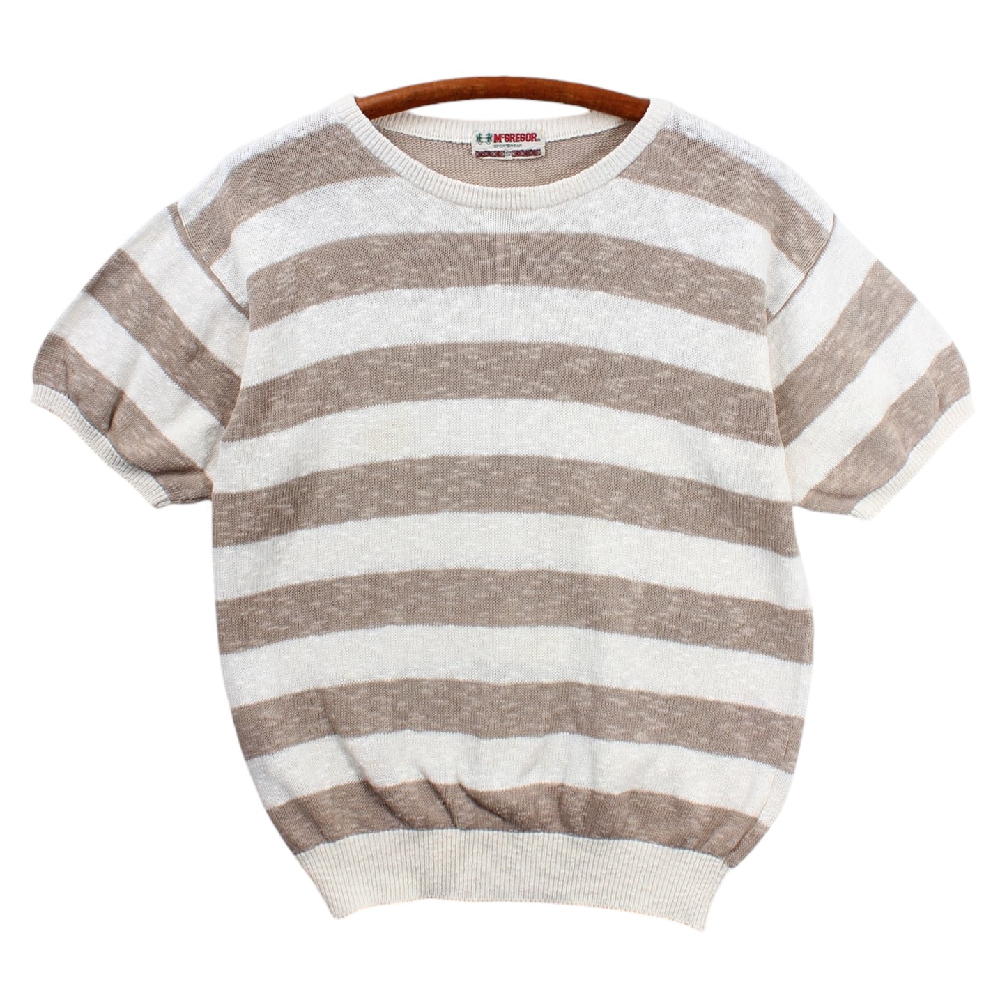 60s mcgregor cotton short sleeve sweater Small