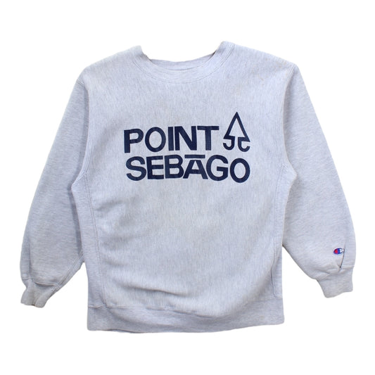 90s Champion reverse weave kids large point sebago