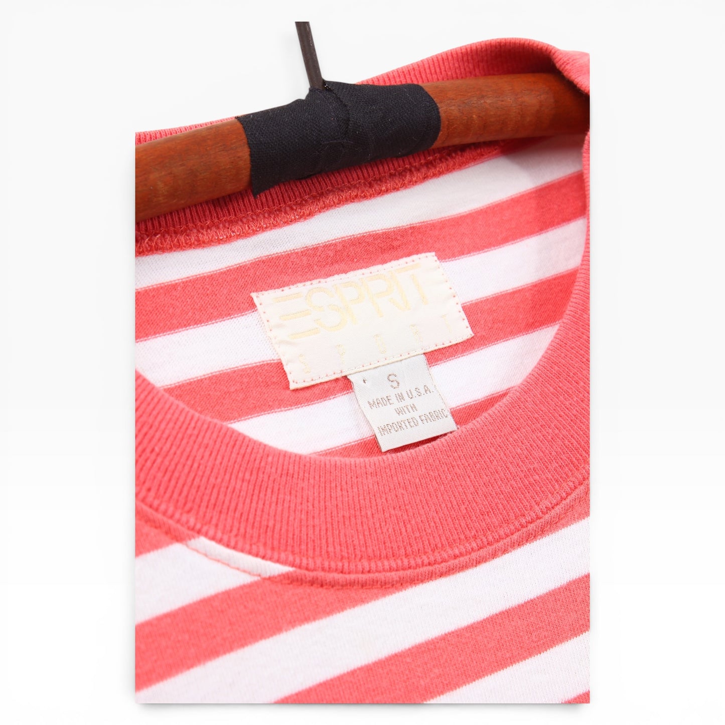90s Esprit striped tee Small