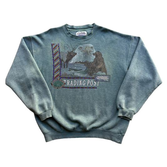 90s Heavyweight outdoors crewneck XL