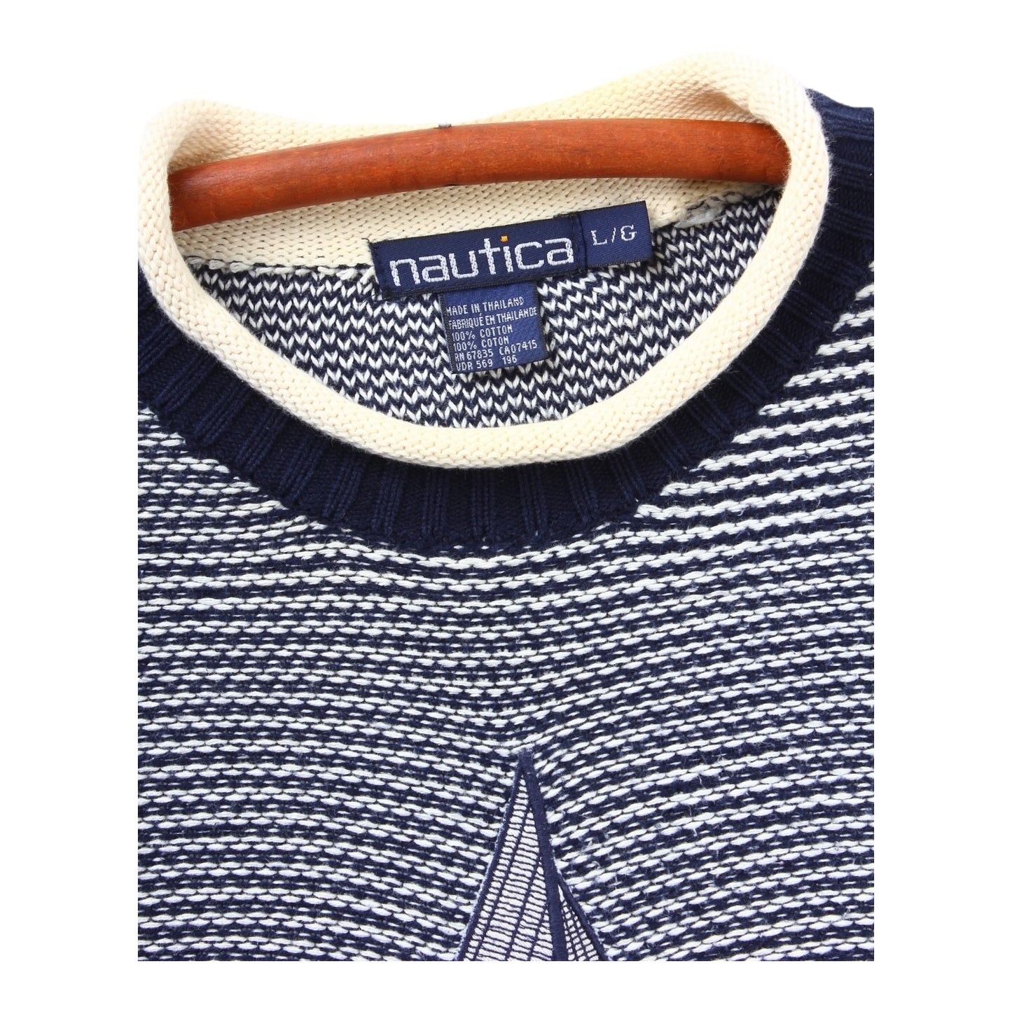 90s Nautica sailboat rollneck large