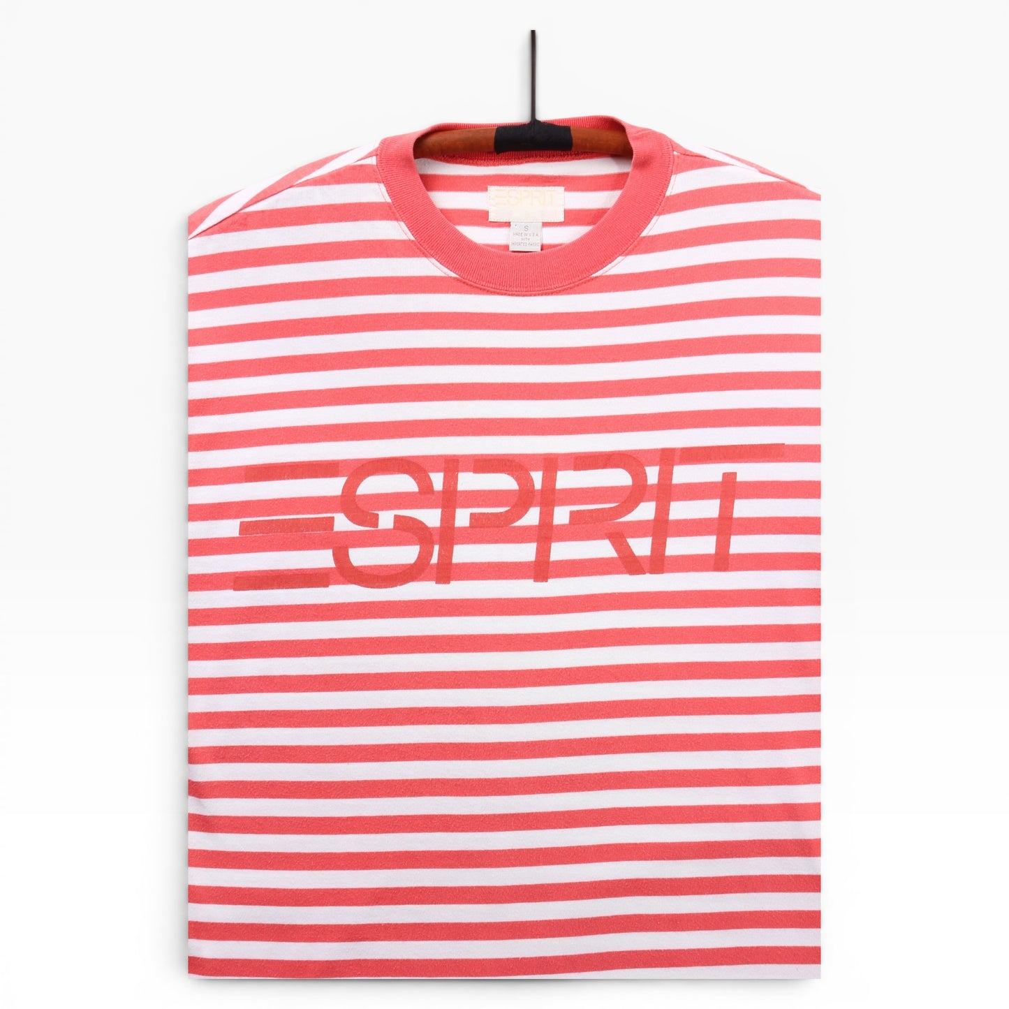 90s Esprit striped tee Small