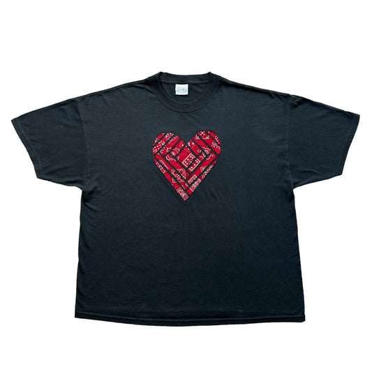 90s Bandanna heart tee XXL