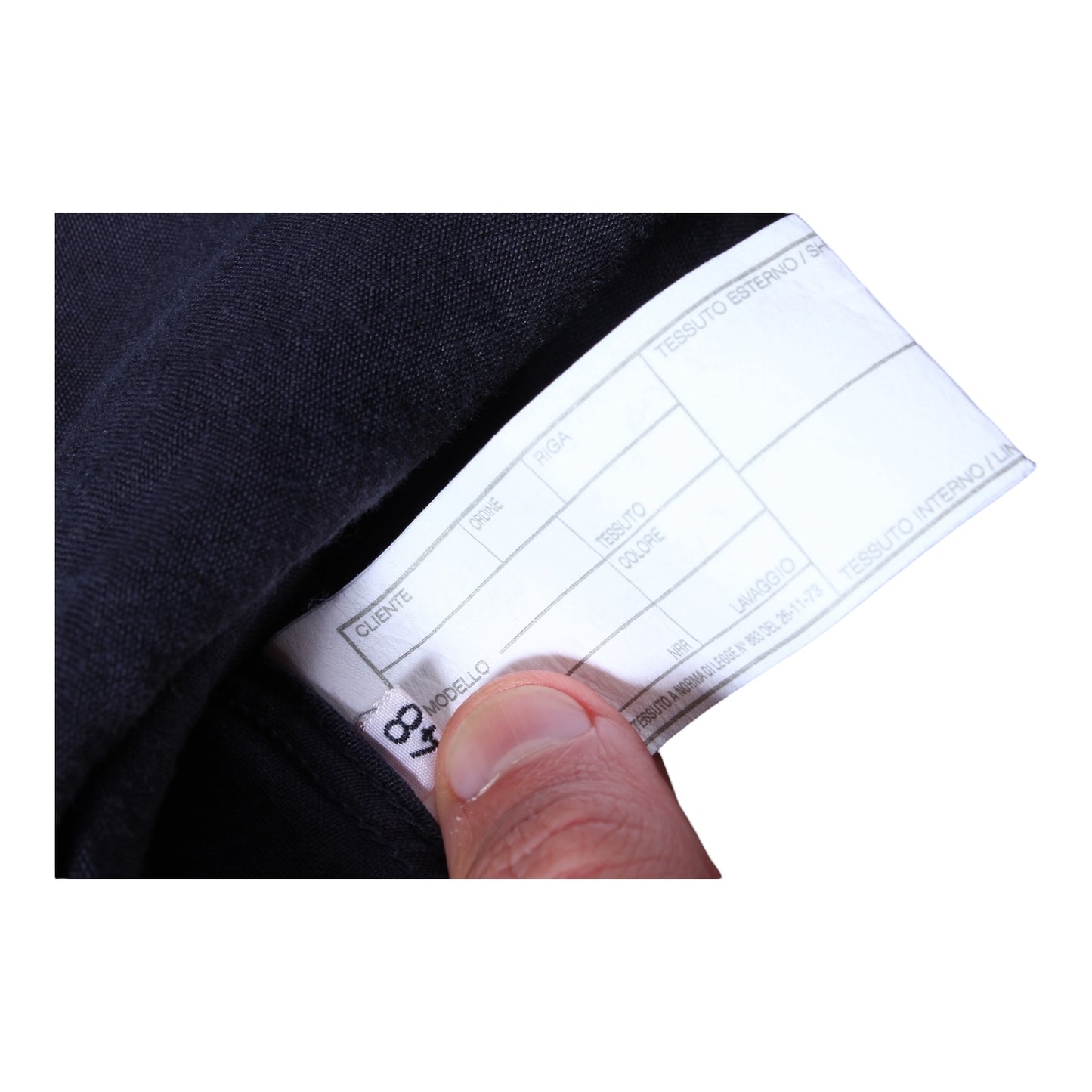 Emporio Armani linen velcro shirt medium