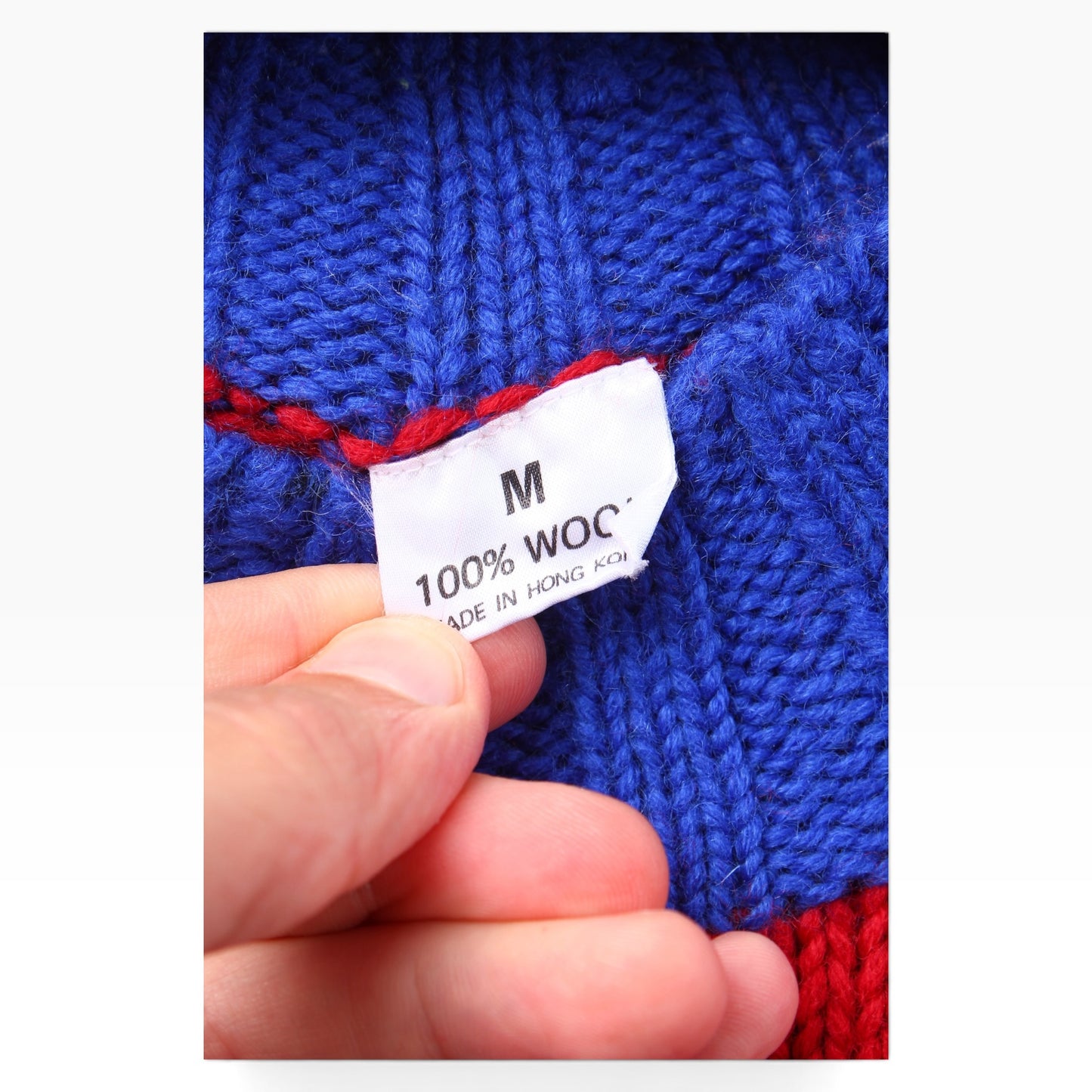 90s New York twin towers wool sweater medium