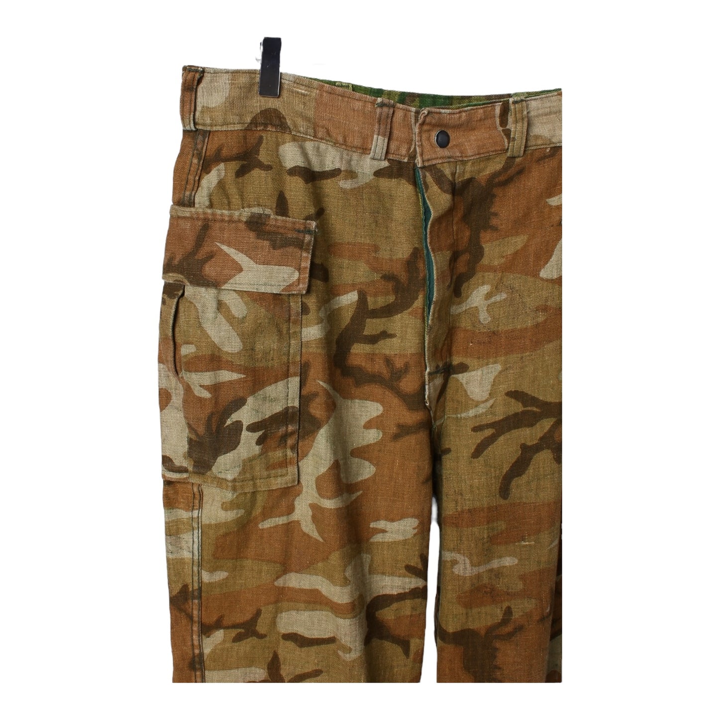 70s frog skin reversible camo cargo pant 34/29
