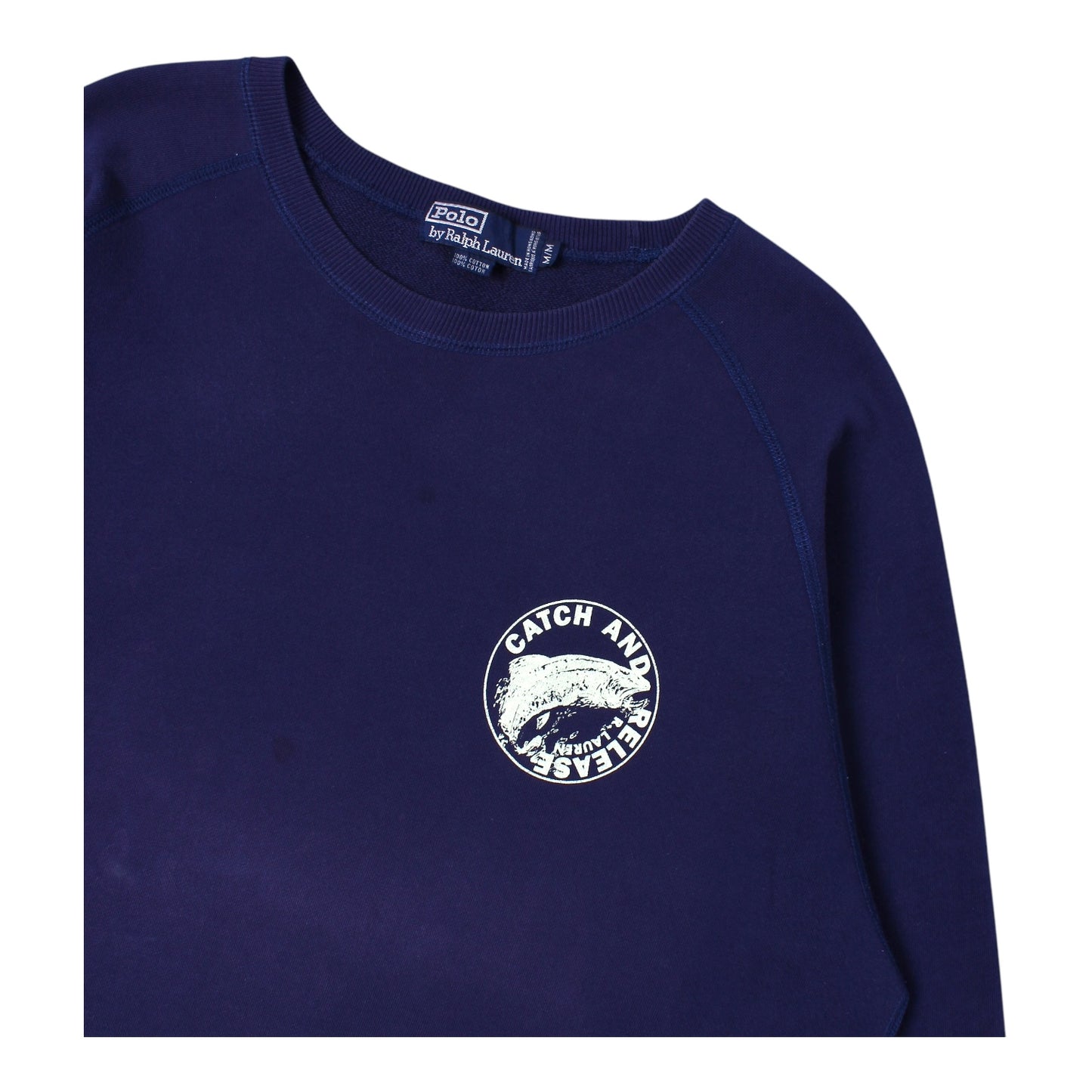 90s Polo Ralph Lauren catch and release trout crewneck M/L