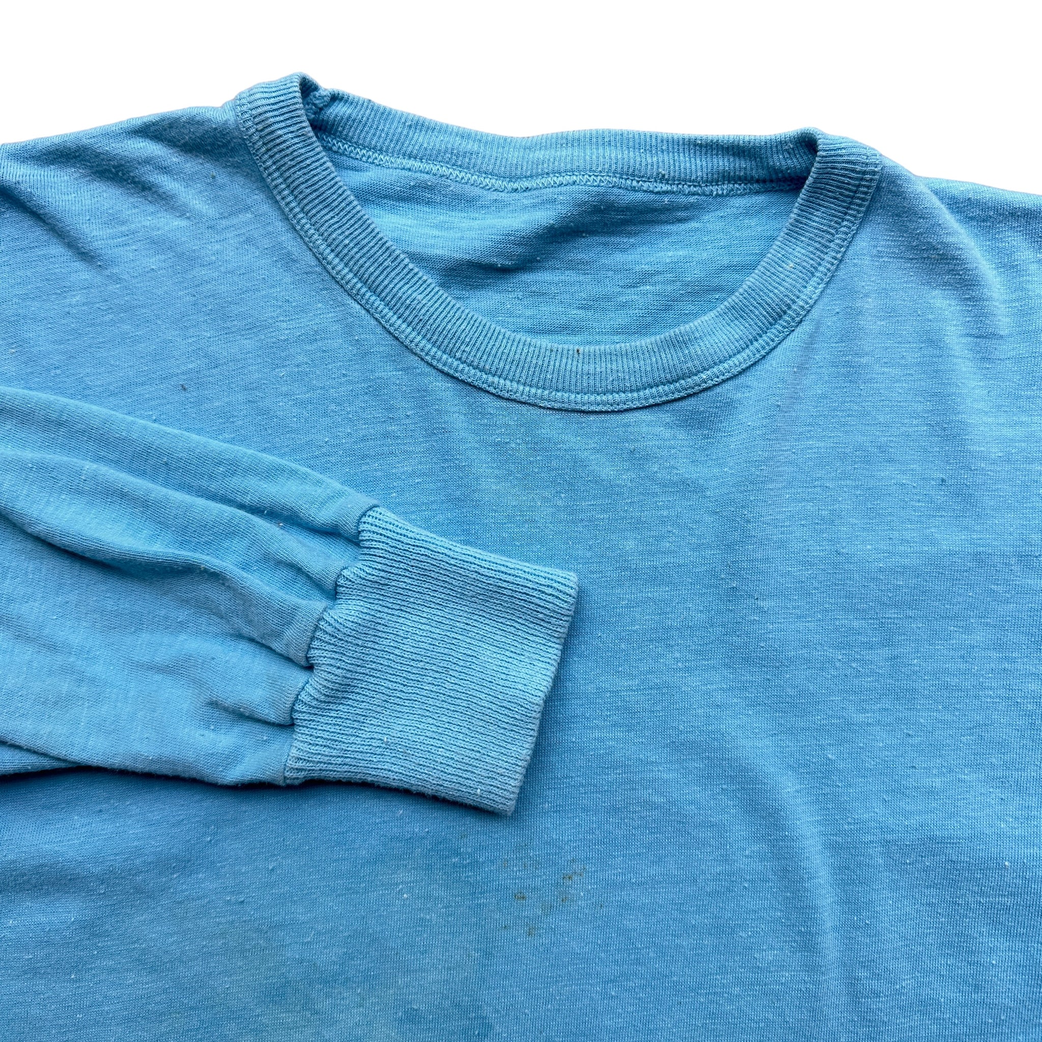 70s Baby blue long sleeve S/M
