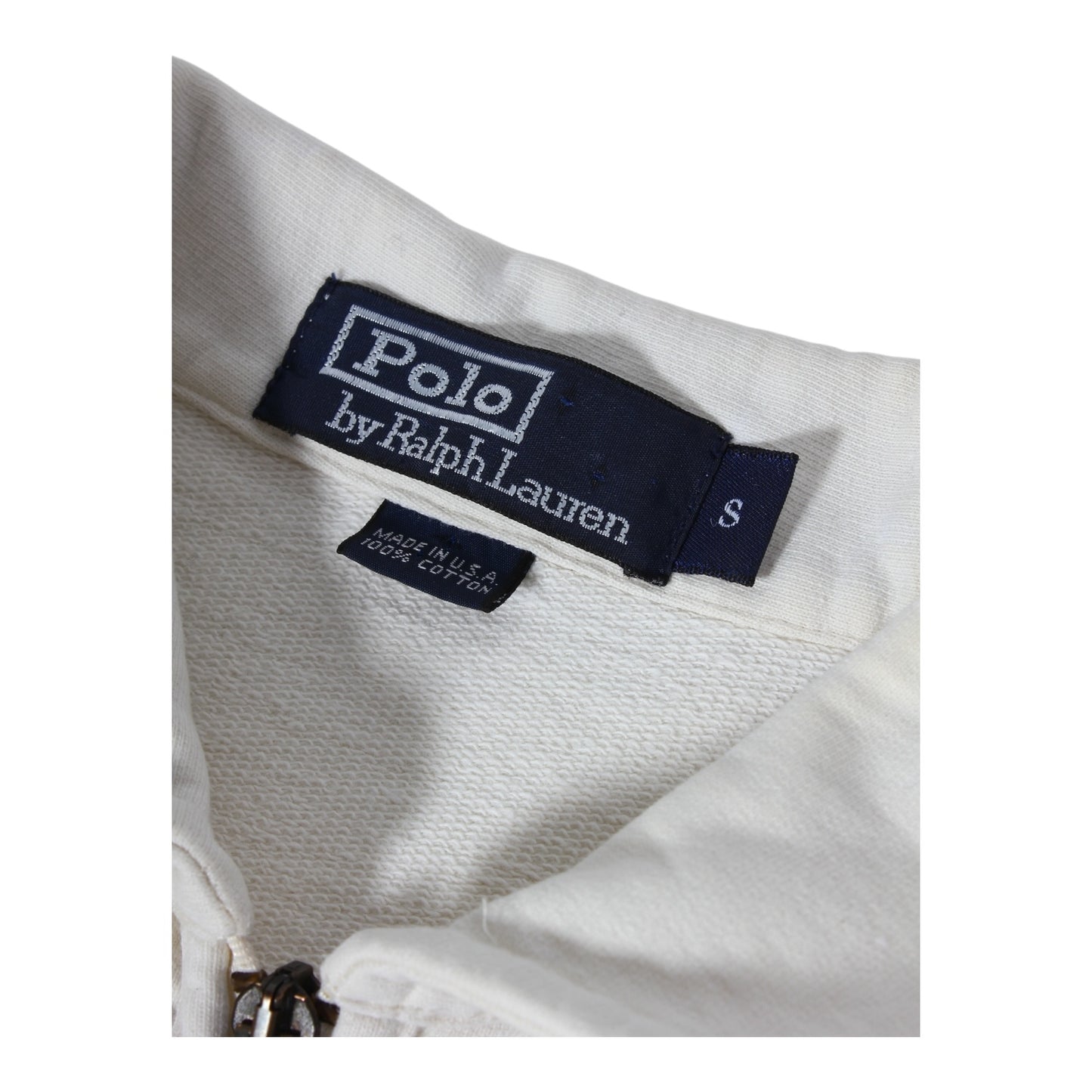 90s Polo Ralph Lauren 1/4 zip cotton Small