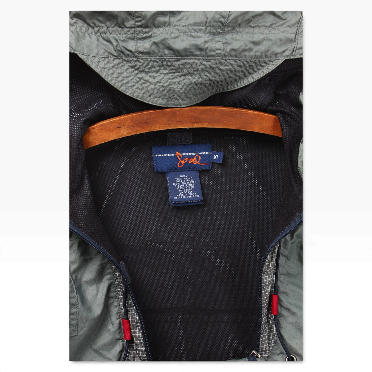 2000s Triple five soul pullover techy jacket XXL