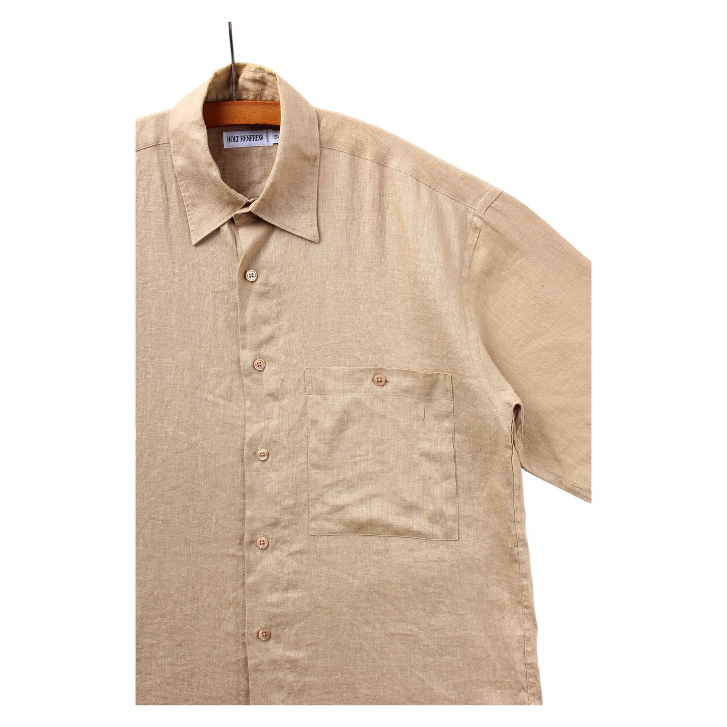 90s Holt renfrew linen shirt medium