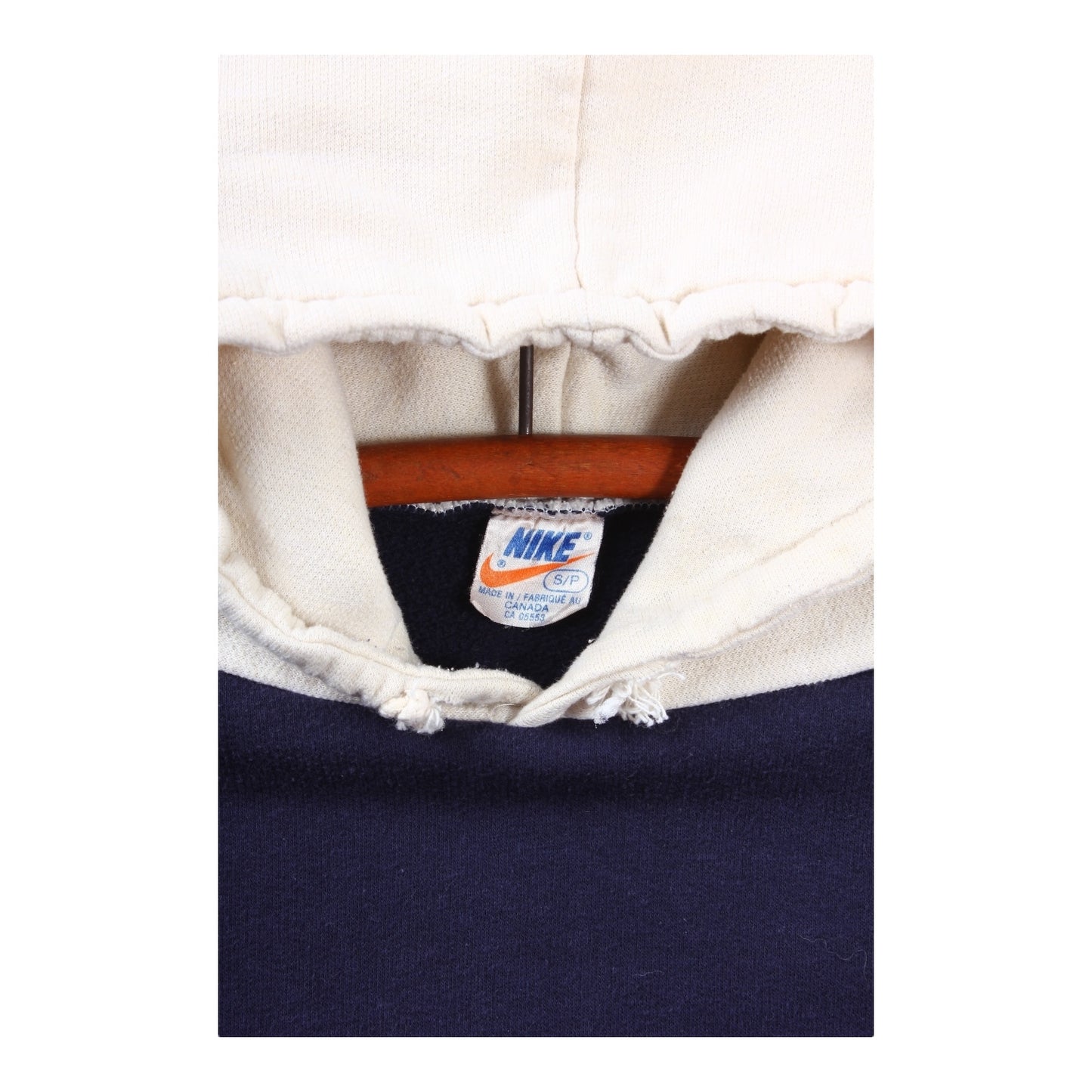 70s Nike flocked hoodie XS