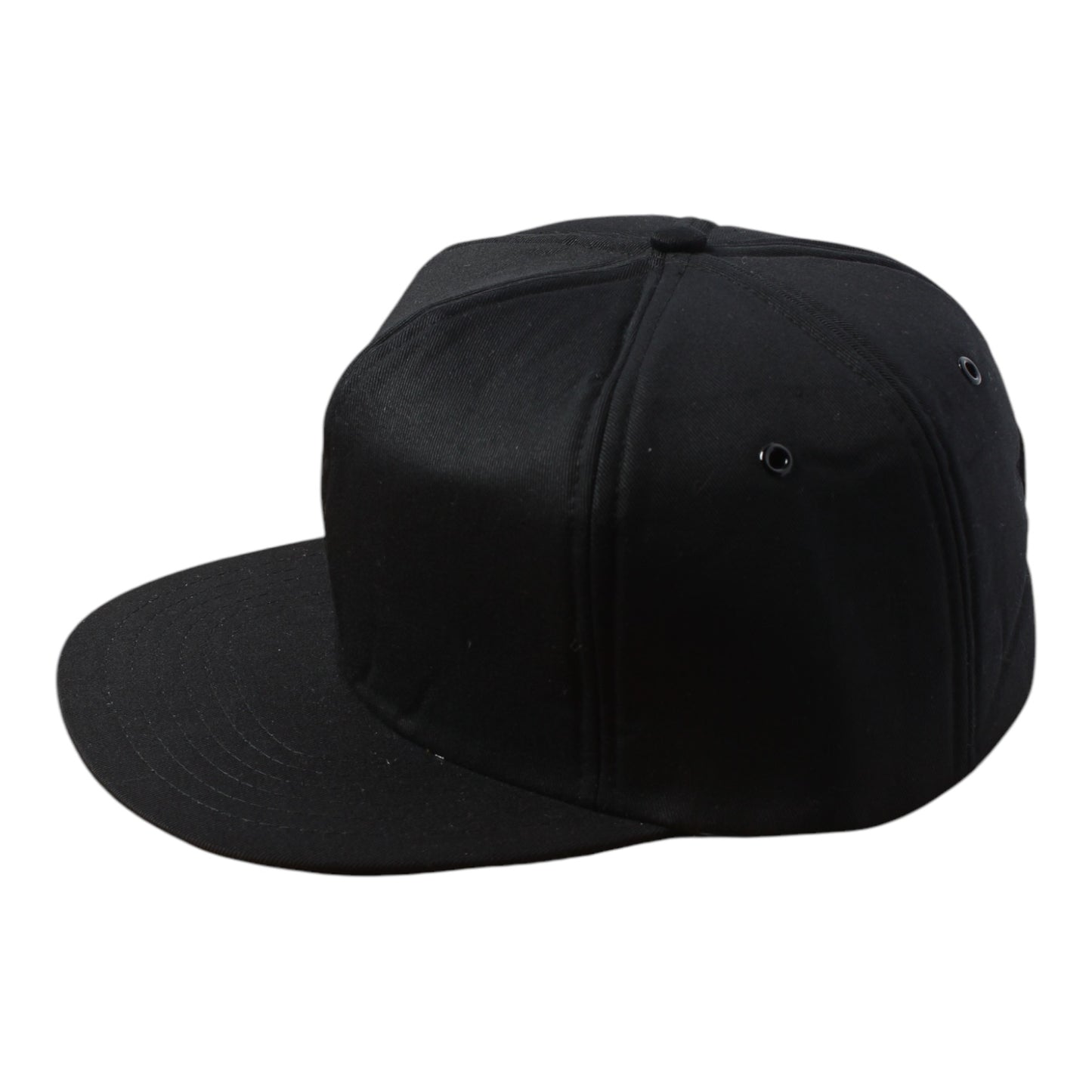 80s all foam blank black trucker hat