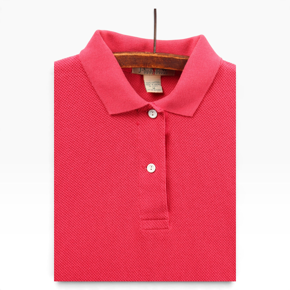 80s Jcrew pique rugby medium