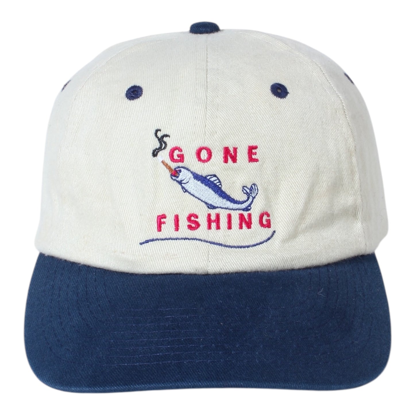 Gone fishing cigar holder hat