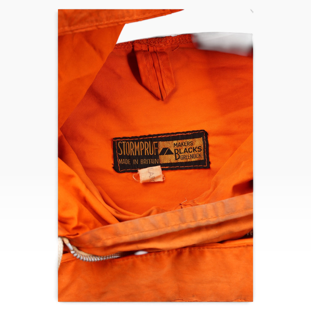 70s Stormpruf makers blacks greenock anorak smock Large