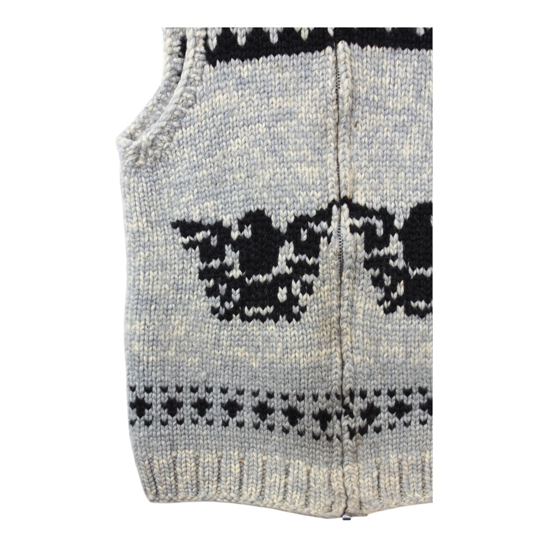 Cowichan thunderbird sweater vest Small
