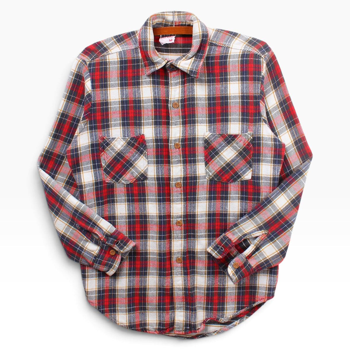 80s MAC jc penny heavy cotton button up Small