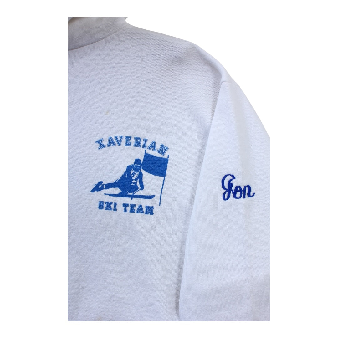 80s Xaverian ski team hoodie large