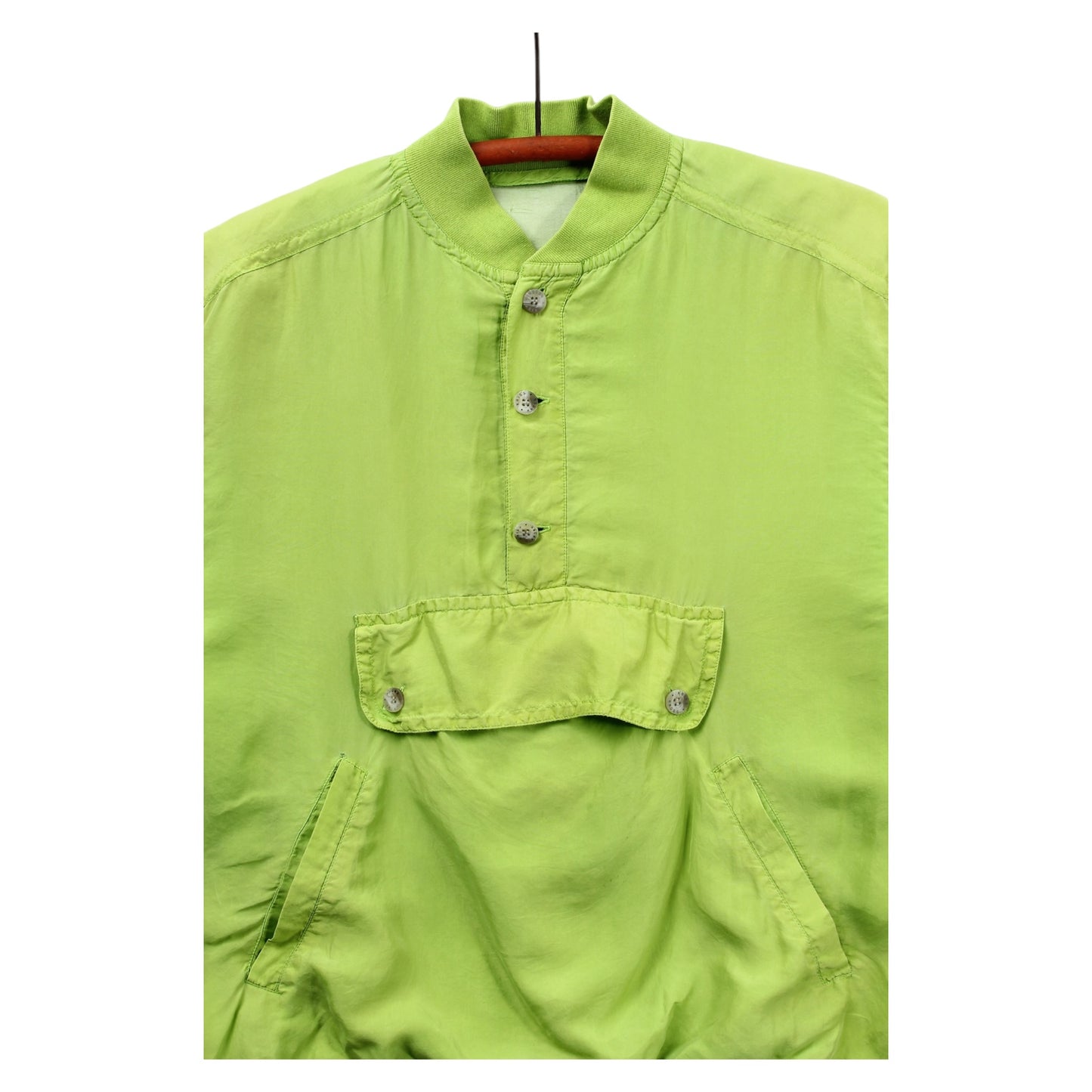 Silk pullover jacket large