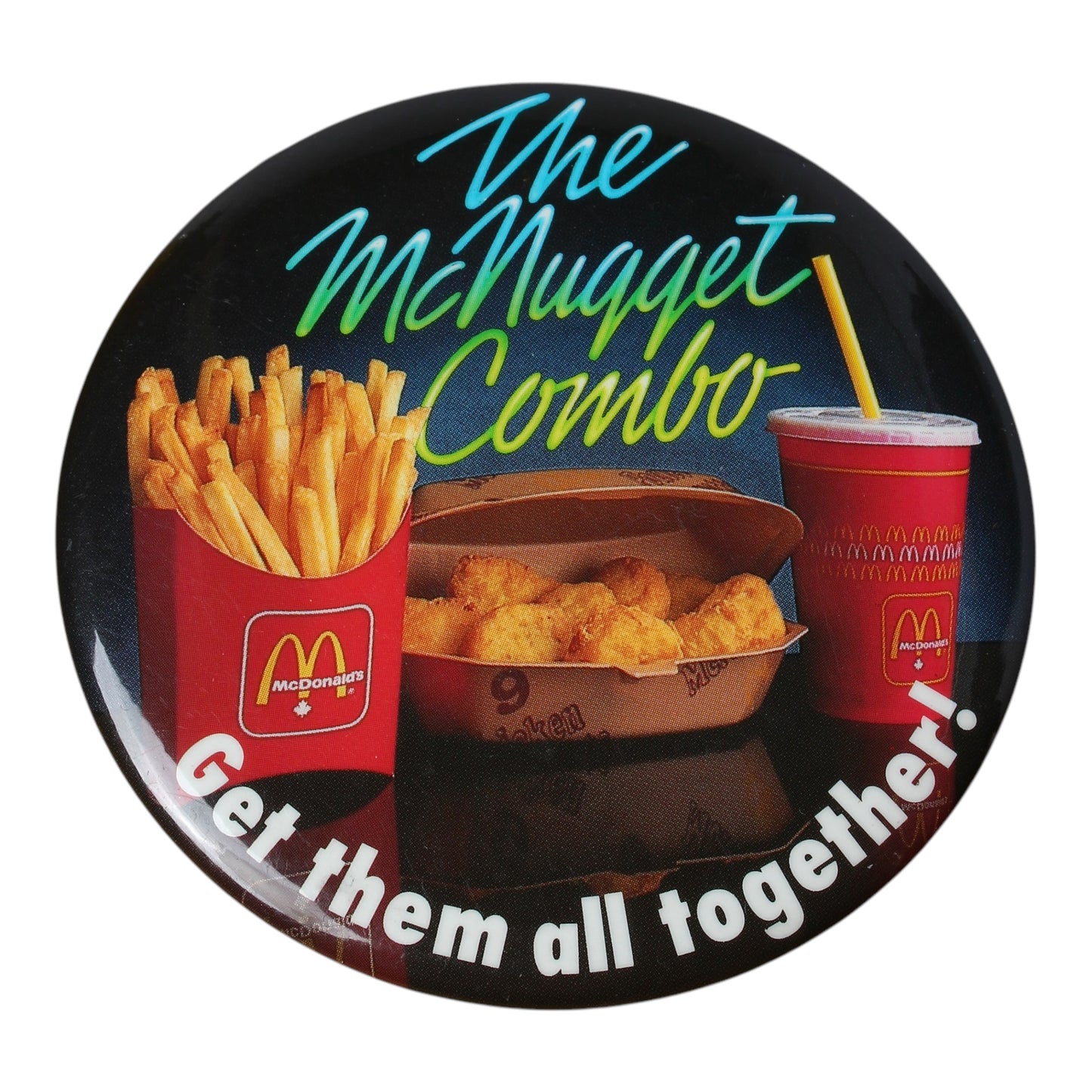 80s Mcdonald’s Pin mc nugget combo